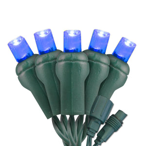 Commercial Co-Axil Blue 70 Light LED 5mm Outdoor Christmas Mini Light Set