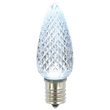 Load image into Gallery viewer, Pure White C9 LED 2900 kelvin  Replacement Bulbs Faceted LED Christmas Light Bulb Fits E17 Socket
